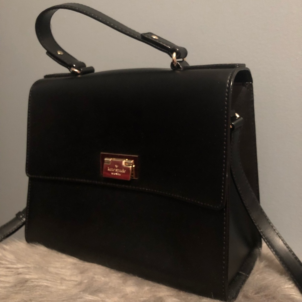 Kate Spade Black Leather Satchel